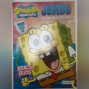 New SpongeBob SquarePants Beach Buds Coloring and Activity Book